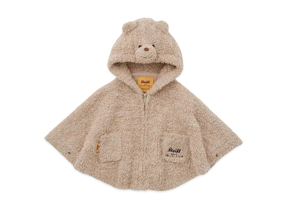 GELATO PIQUE x Steiff Baby Jimmy Poncho "Brown"