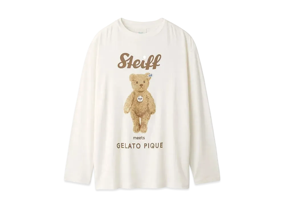 GELATO PIQUE x Steiff James One Point Pullover "Cream"