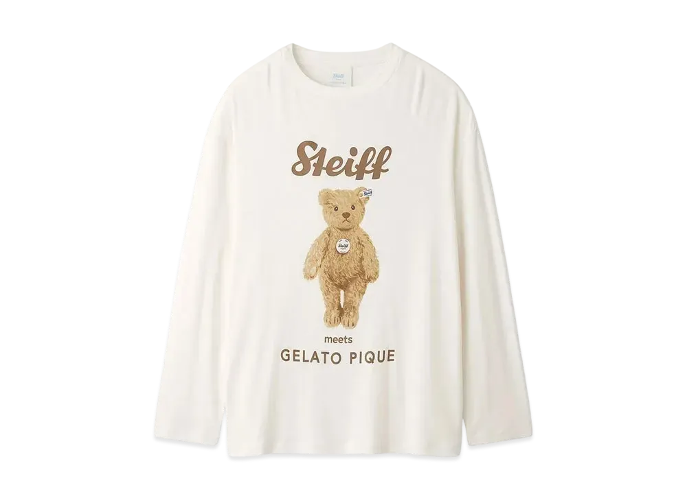 GELATO PIQUE x Steiff Homme James One Point Pullover "Cream"