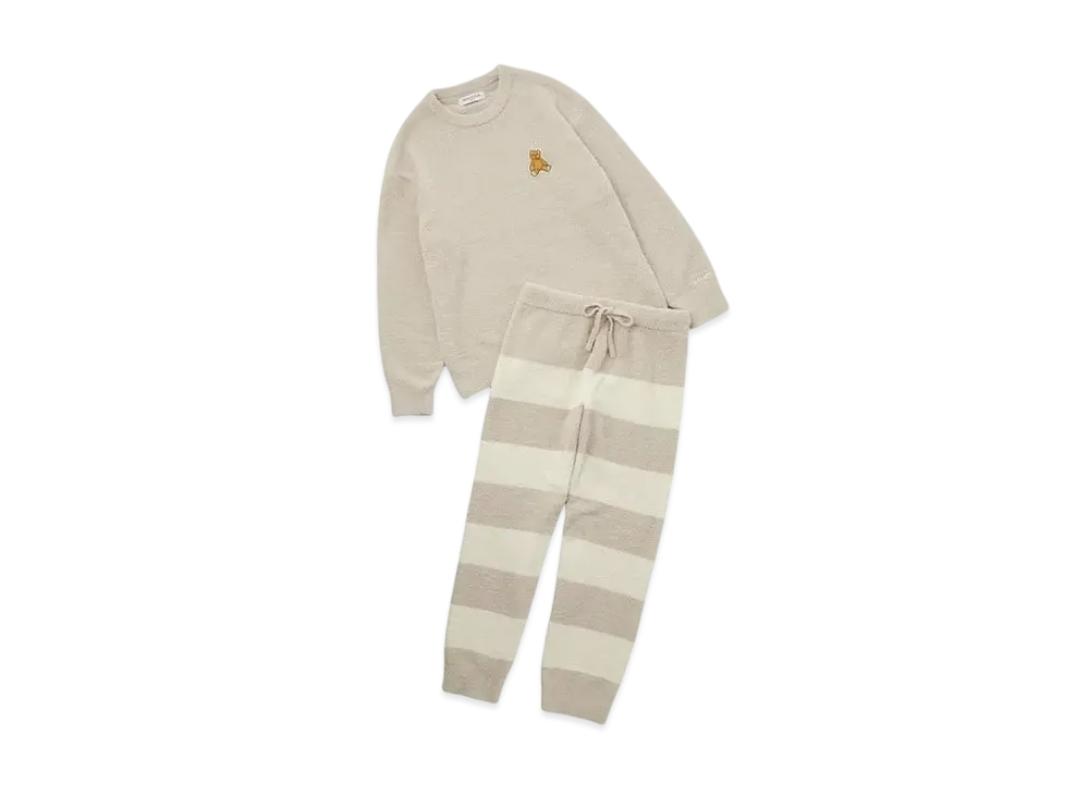 GELATO PIQUE HOMME Bebimoco Pullover & Long Pants Set "Beige"