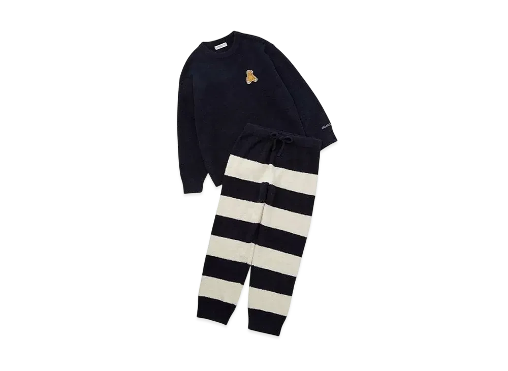GELATO PIQUE HOMME Bebimoco Pullover & Long Pants Set "Navy"