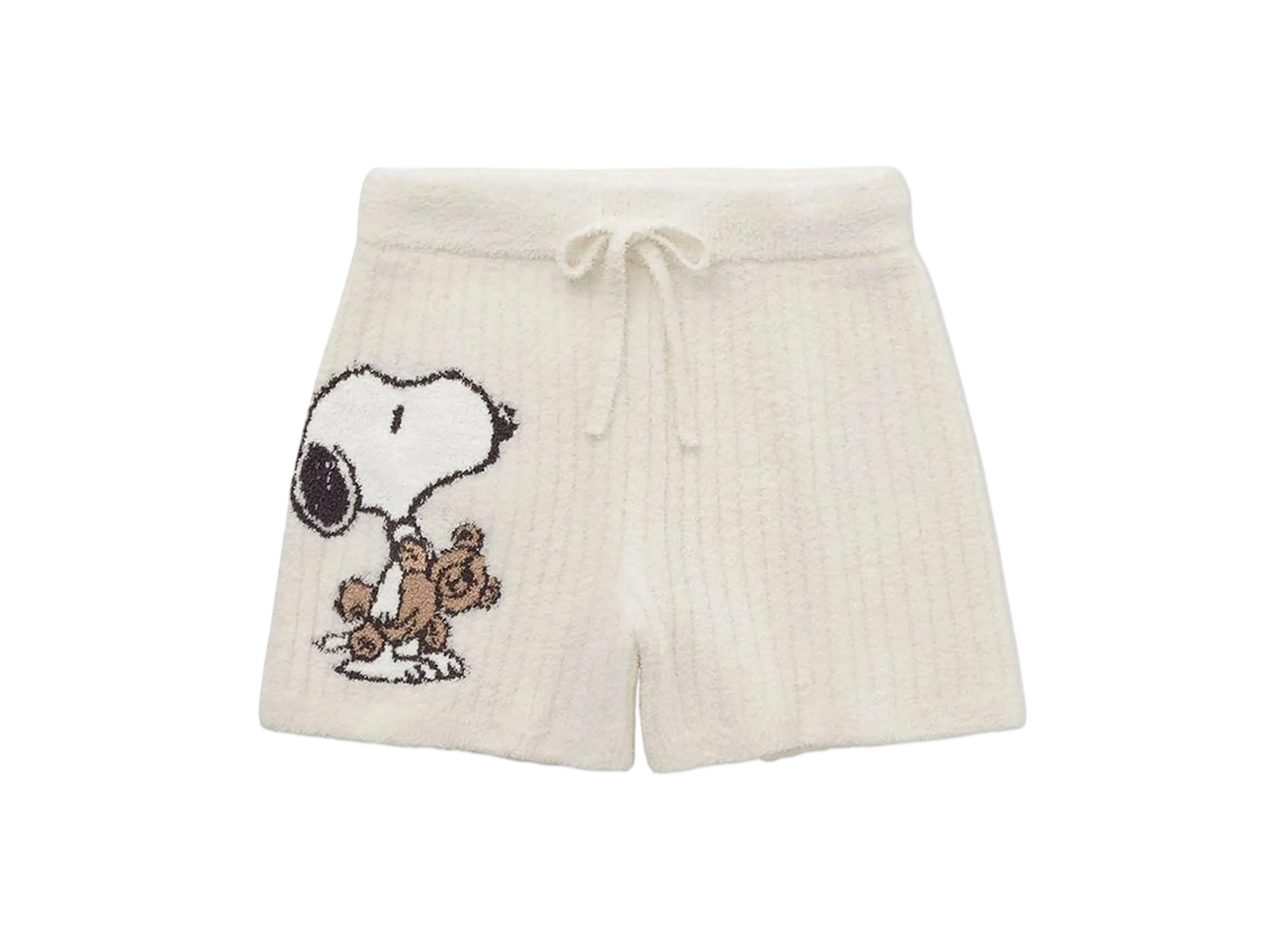 GELATO PIQUE x PEANUTS Snoopy x Bear Jacquard Short Pants "Off White"