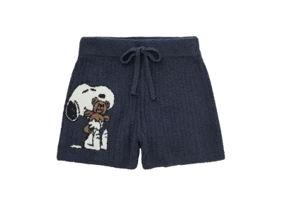 GELATO PIQUE x PEANUTS Snoopy x Bear Jacquard Short Pants "Navy"