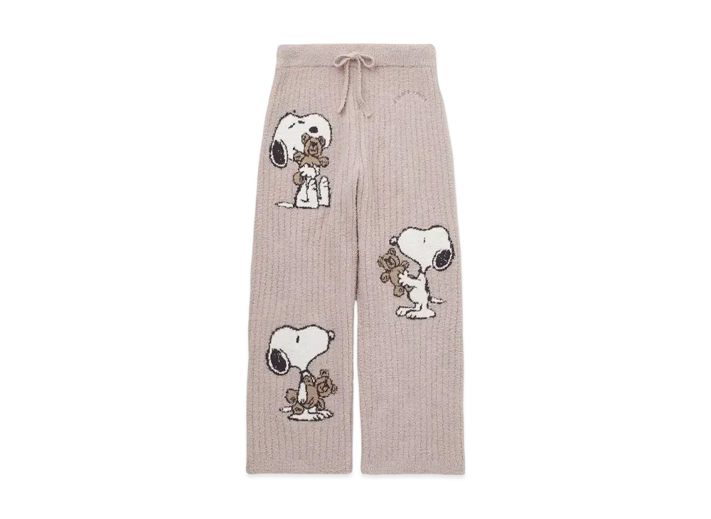 GELATO PIQUE x PEANUTS Snoopy x Bear Jacquard Long Pants "Pink"