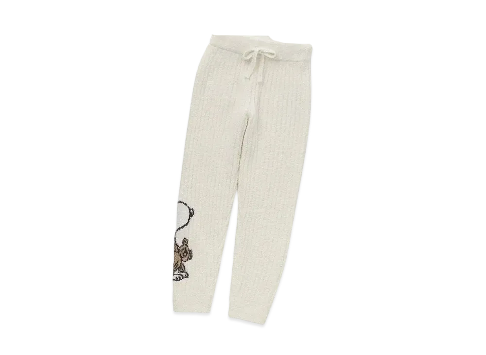 GELATO PIQUE x PEANUTS Junior Snoopy x Bear Jacquard Pullover & Long Pants Set "Off White"