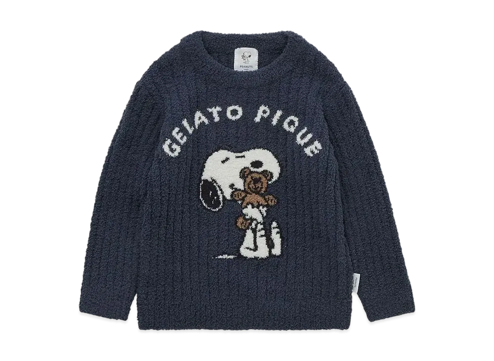 SALE完売新品　スヌーピー ×ジェラートピケ　上下　ネイビー SALE完売新品 スヌーピー ×ジェラートピケ 上下 ネイビー