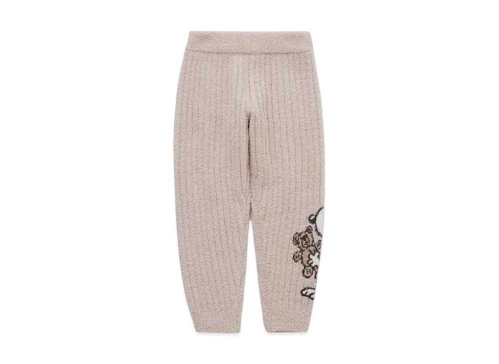 GELATO PIQUE x PEANUTS Kids Snoopy x Bear Jacquard Long Pants "Pink"