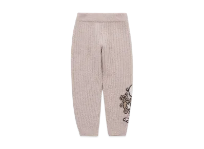 GELATO PIQUE x PEANUTS Kids Snoopy x Bear Jacquard Long Pants "Pink"
