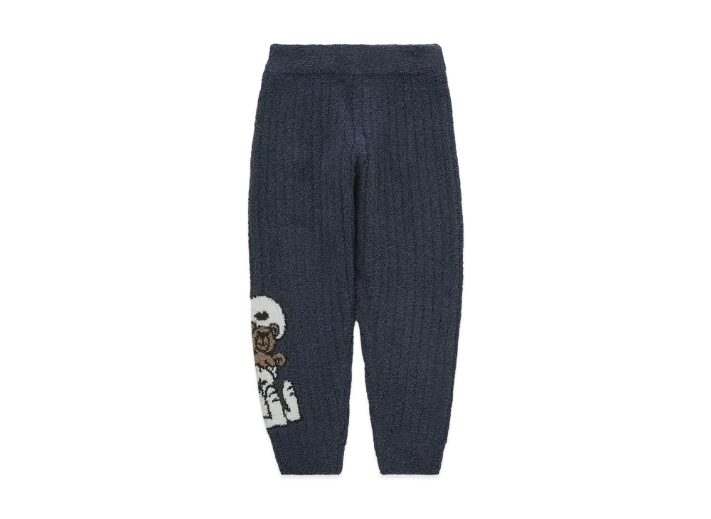 GELATO PIQUE x PEANUTS Kids Snoopy x Bear Jacquard Long Pants "Navy"