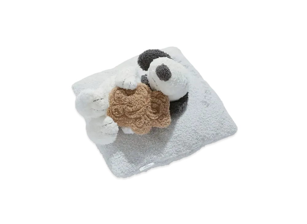 GELATO PIQUE x PEANUTS Cat & Dog Snoopy x Bear Tissue Case "Off White"