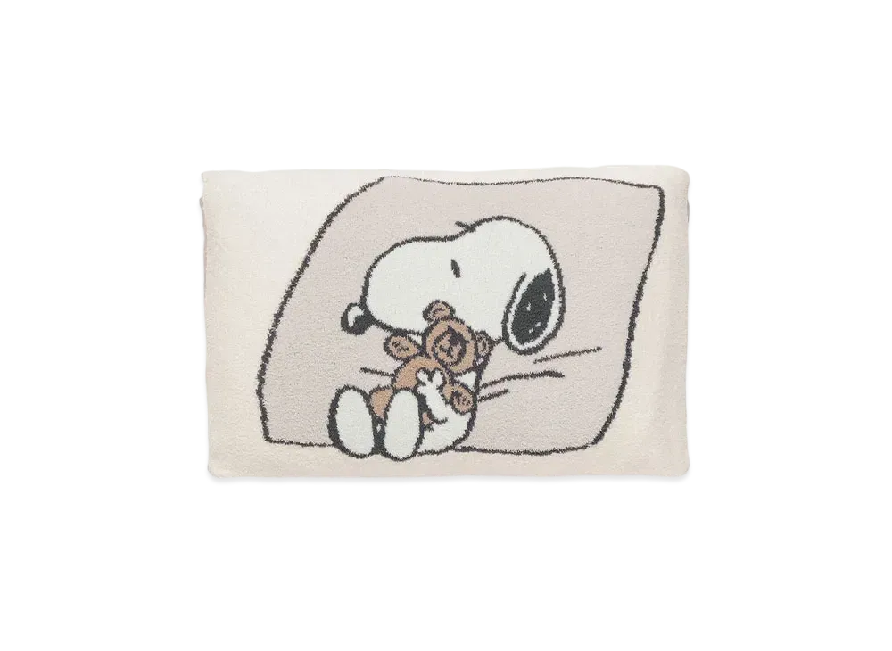 GELATO PIQUE x PEANUTS Snoopy x Bear Jacquard Pillow Case "Off White"