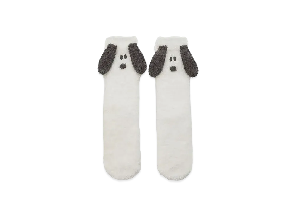 GELATO PIQUE x PEANUTS Snoopy Baby Moko Socks "Off White"