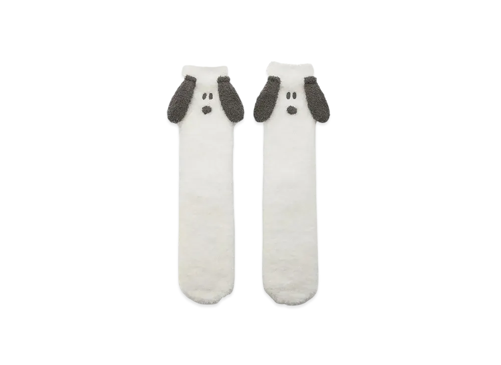 GELATO PIQUE x PEANUTS Homme Snoopy Baby Moko Socks "Off White"