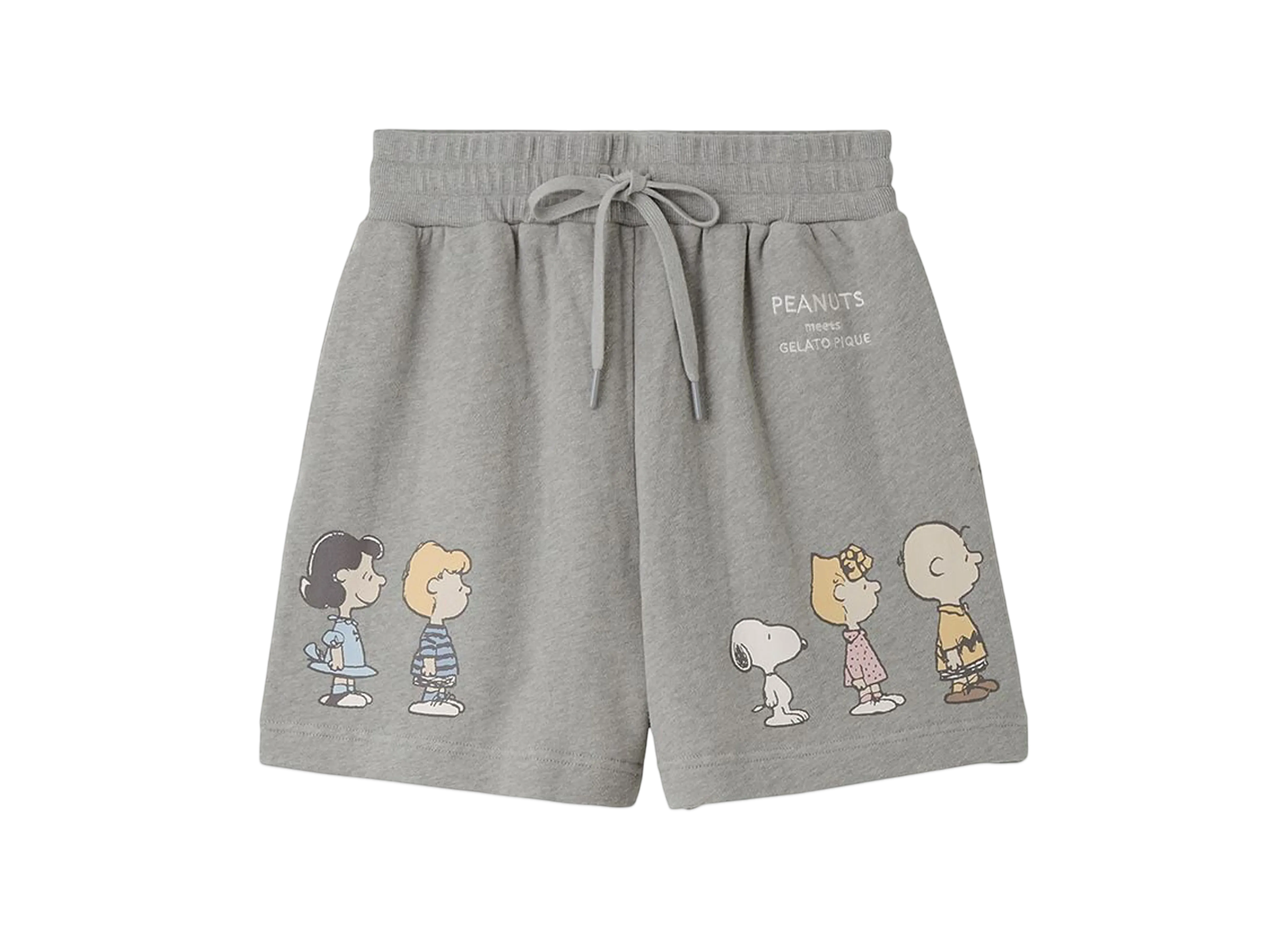 GELATO PIQUE x PEANUTS Fleece Short Pants "Gray"