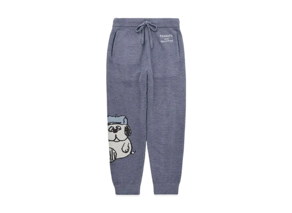 GELATO PIQUE x PEANUTS Homme Olaf Jacquard Long Pants "Blue"