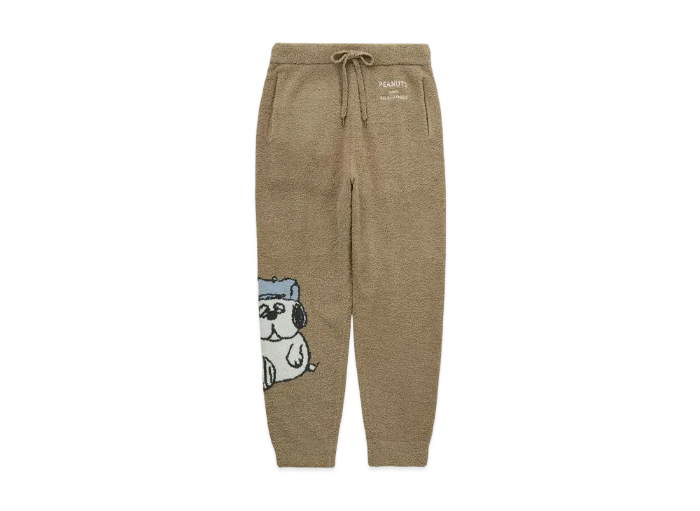 GELATO PIQUE x PEANUTS Homme Olaf Jacquard Long Pants "Camel"