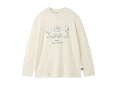 GELATO PIQUE x PEANUTS Homme Olaf One Point Long Sleeve T-Shirt "Off White"
