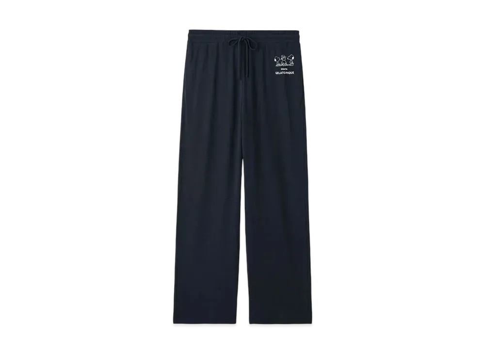 GELATO PIQUE x PEANUTS Homme Olaf One Point Long Pants "Navy"