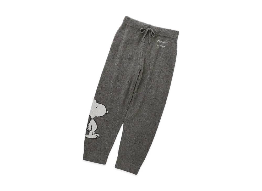 GELATO PIQUE x PEANUTS Homme Baby Moko Jacquard Pullover & Long Pants Set "Charcoal Gray"