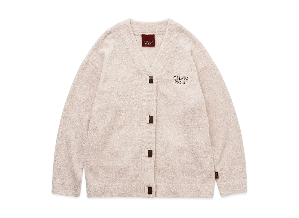 GELATO PIQUE Valentine Baby Moco Chocolate Button Cardigan "Pink"