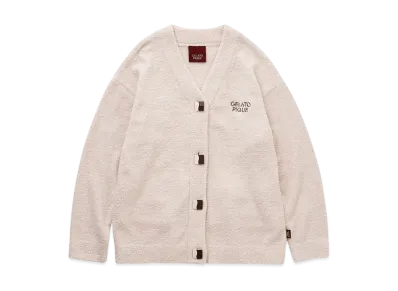 GELATO PIQUE Valentine Baby Moco Chocolate Button Cardigan "Pink"