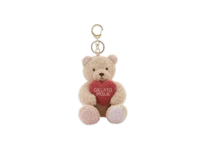 GELATO PIQUE Valentine Baby Moco Heart Bear Charm "Pink"