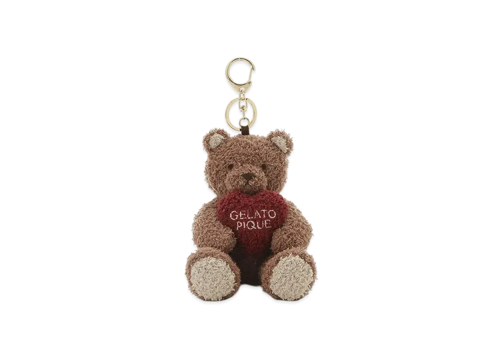 GELATO PIQUE Valentine Baby Moco Heart Bear Charm "Brown"