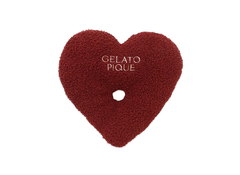 GELATO PIQUE Valentine Baby Moco Heart Scrunchie "Red"