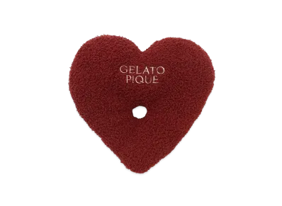 GELATO PIQUE Valentine Baby Moco Heart Scrunchie "Red"