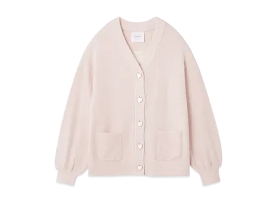 GELATO PIQUE x LE SSERAFIM Smooth Cardigan "Pink"