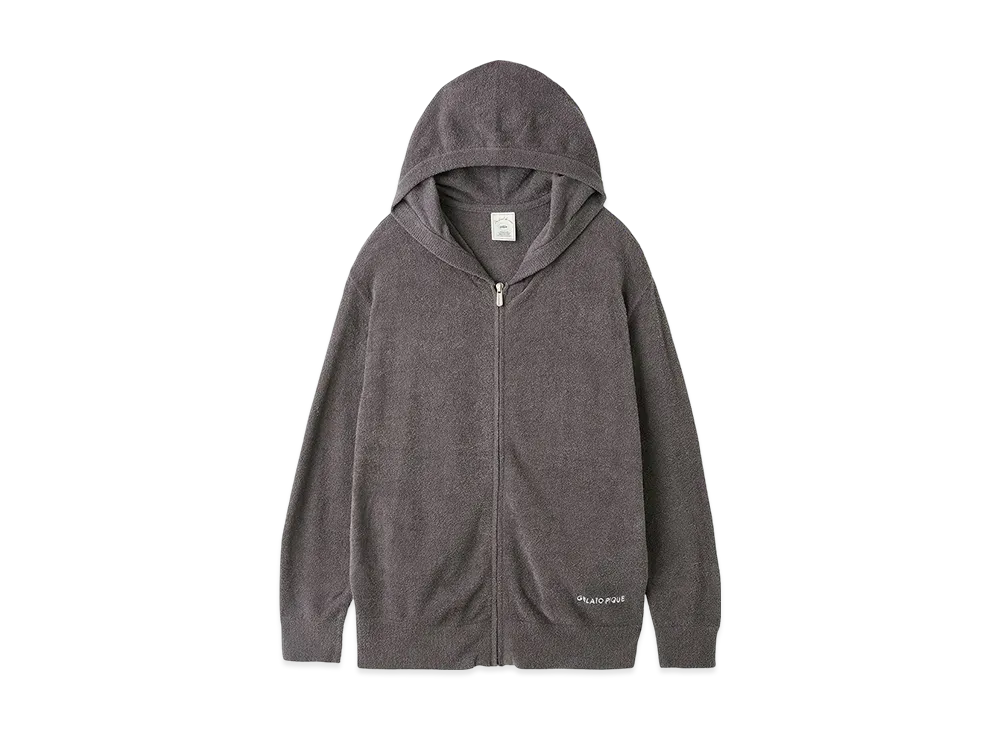 GELATO PIQUE Smoothy Lite Hoodie "Dark Gray"