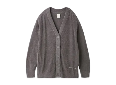 GELATO PIQUE Smoothy Lite Cardigan "Dark Gray"