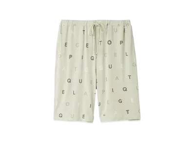 GELATO PIQUE Homme Rayon Logo Pattern Shorts "Lime"