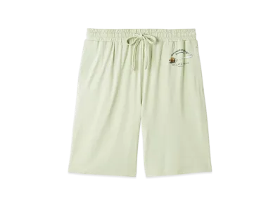 GELATO PIQUE Homme Rayon Cappuccino Bear One Point Shorts "Mint"