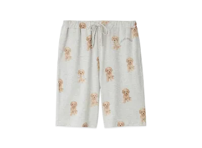 GELATO PIQUE Homme Toy Poodle Pattern Shorts "Gray"