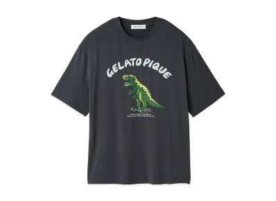 GELATO PIQUE Homme One Point Dinosaur T-Shirt "Blue"