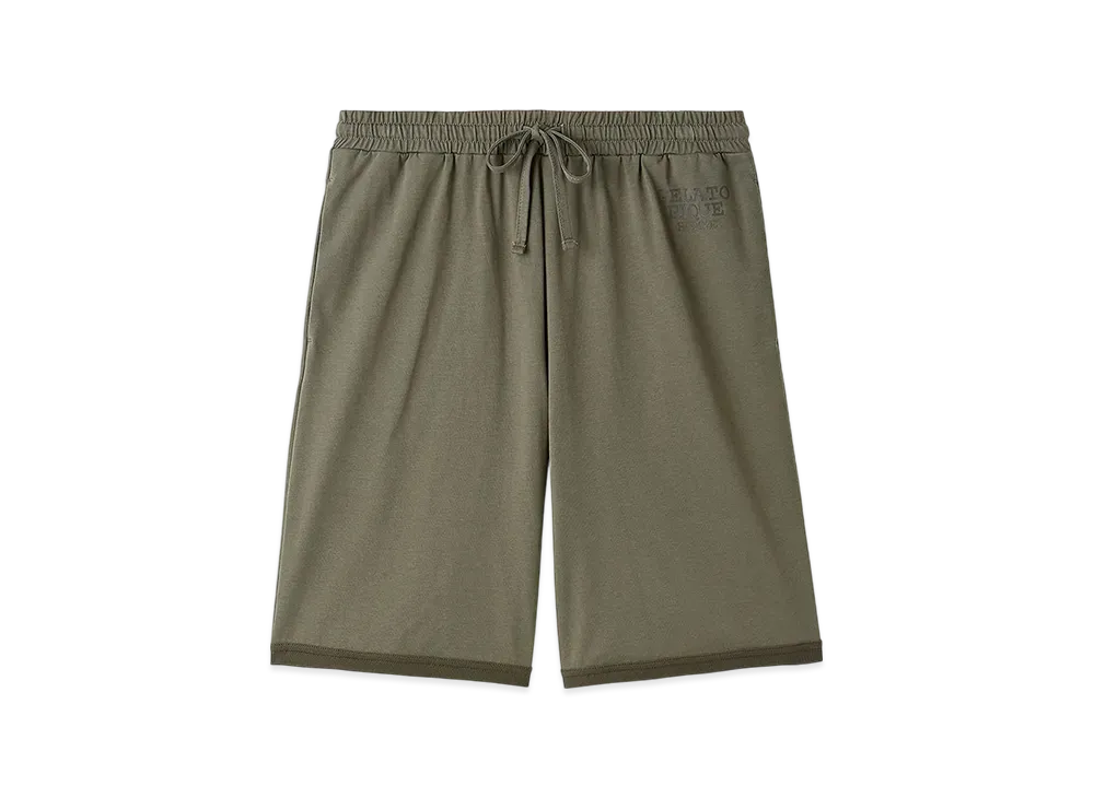 GELATO PIQUE Homme Cool Touch GIZA Cotton Shorts "Gray"