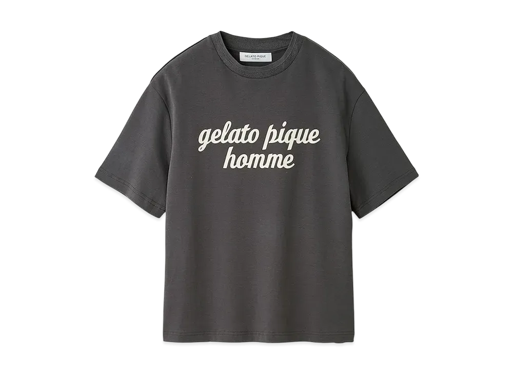 GELATO PIQUE Homme Gelato Pique Logo Print T-Shirt "Dark Gray"