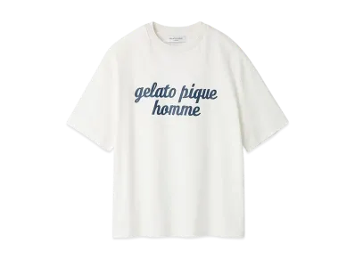 GELATO PIQUE Homme Gelato Pique Logo Print T-Shirt "Off White"