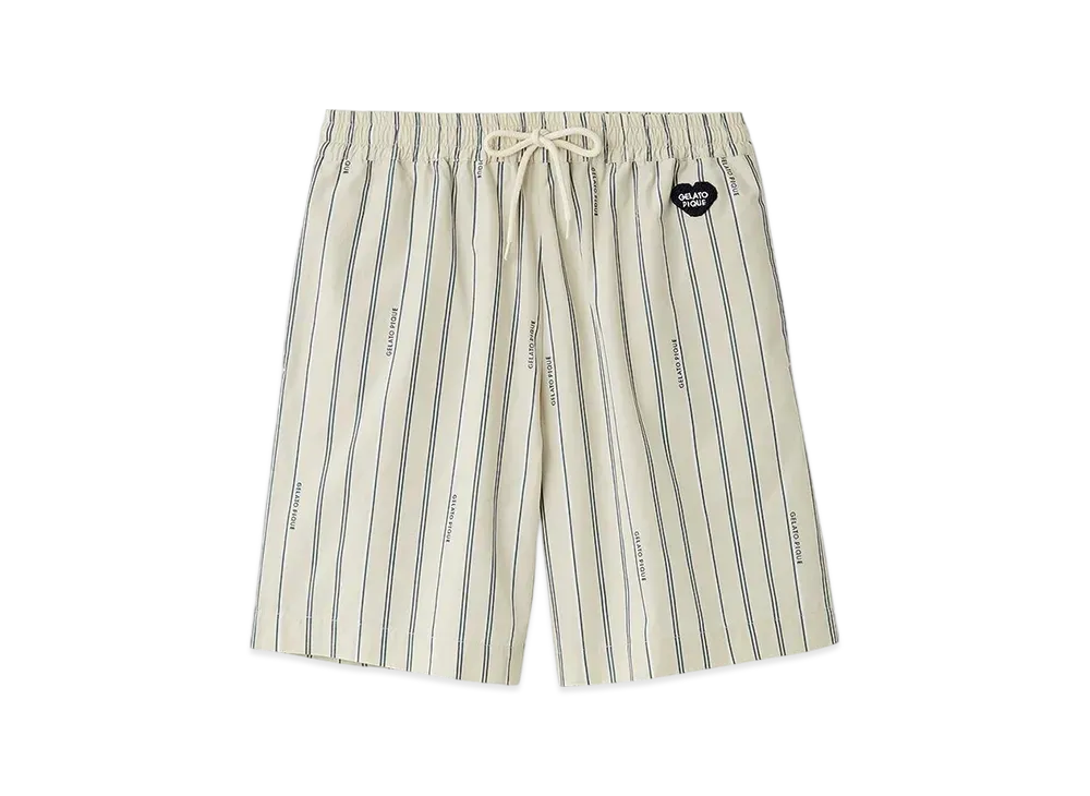GELATO PIQUE Homme Heart Patch Shorts "Stripe"