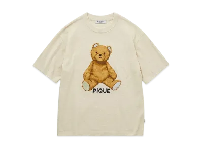 GELATO PIQUE Homme Air Mocobear Jacquard Pullover "Cream"