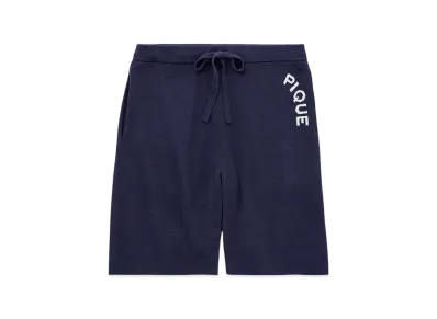 GELATO PIQUE Homme Air Moco Pique Logo Jacquard Shorts "Navy"