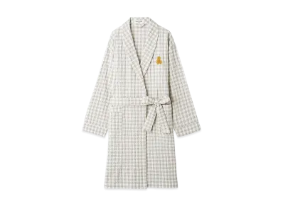 GELATO PIQUE Homme Gingham Check Gown "Gray"