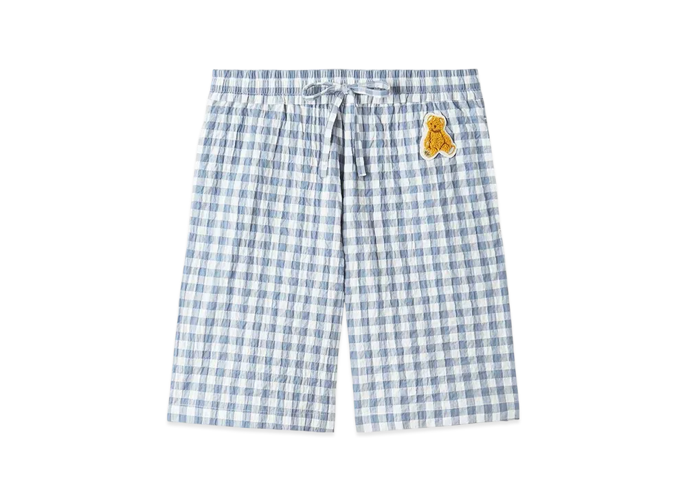 GELATO PIQUE Homme Gingham Check Shorts "Blue"