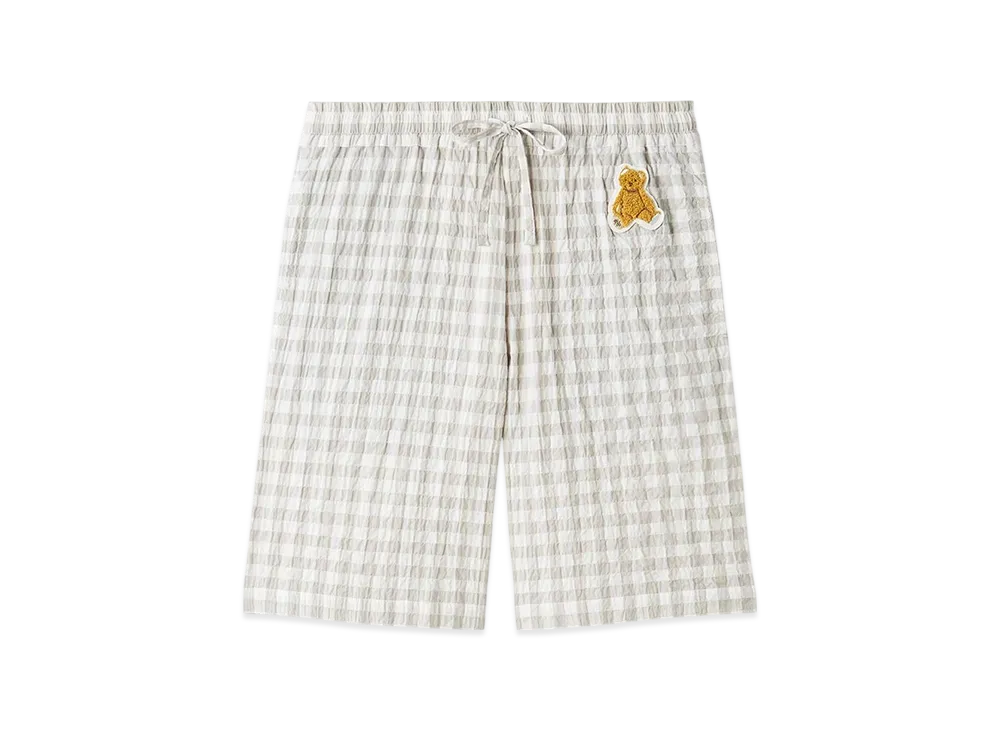GELATO PIQUE Homme Gingham Check Shorts "Gray"