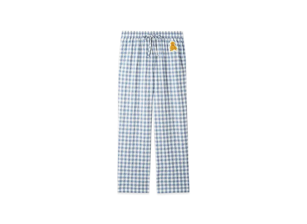 GELATO PIQUE Homme Gingham Check Long Pants "Blue"