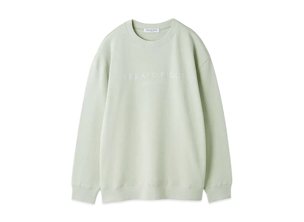 GELATO PIQUE Homme Cotton Fleece Pullover "Mint"