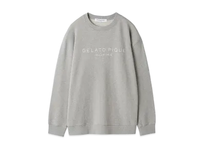GELATO PIQUE Homme Cotton Fleece Pullover "Gray"