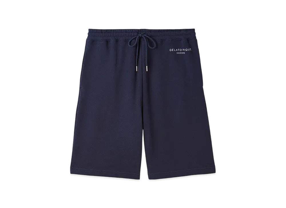 GELATO PIQUE Homme Cotton Fleece Shorts "Navy"