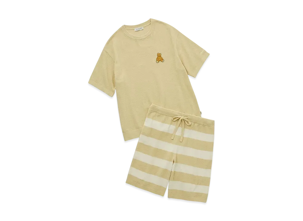 GELATO PIQUE Homme Air Moco Bear One Point Setup "Yellow"
